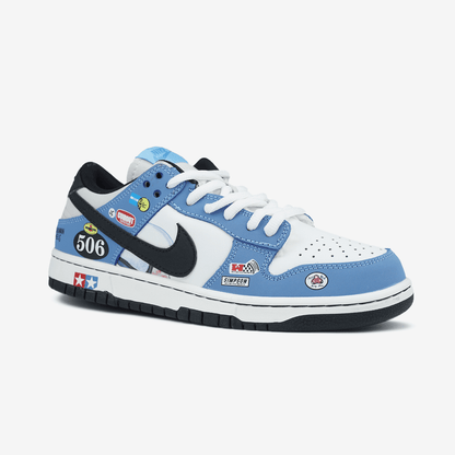 Nike Dunk Low Rally Blue White Хутро