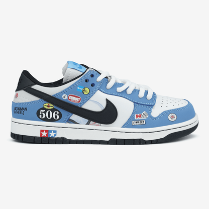 Nike Dunk Low Rally Blue White Хутро