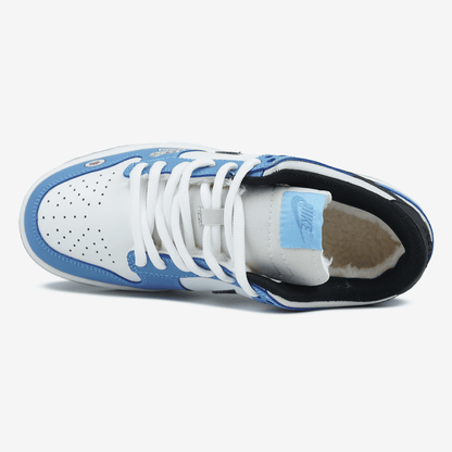 Nike Dunk Low Rally Blue White Хутро
