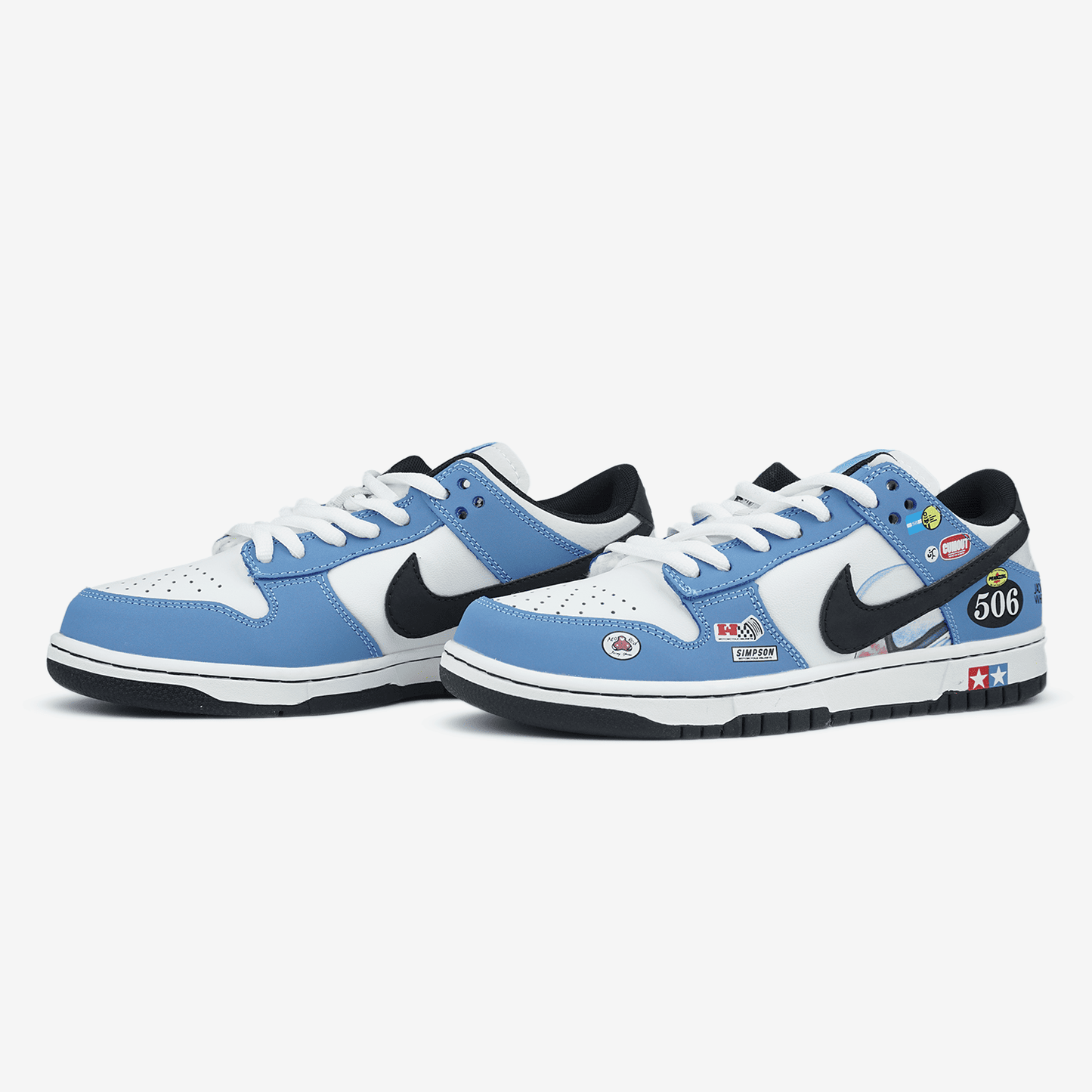Nike Dunk Low Rally Blue White Хутро