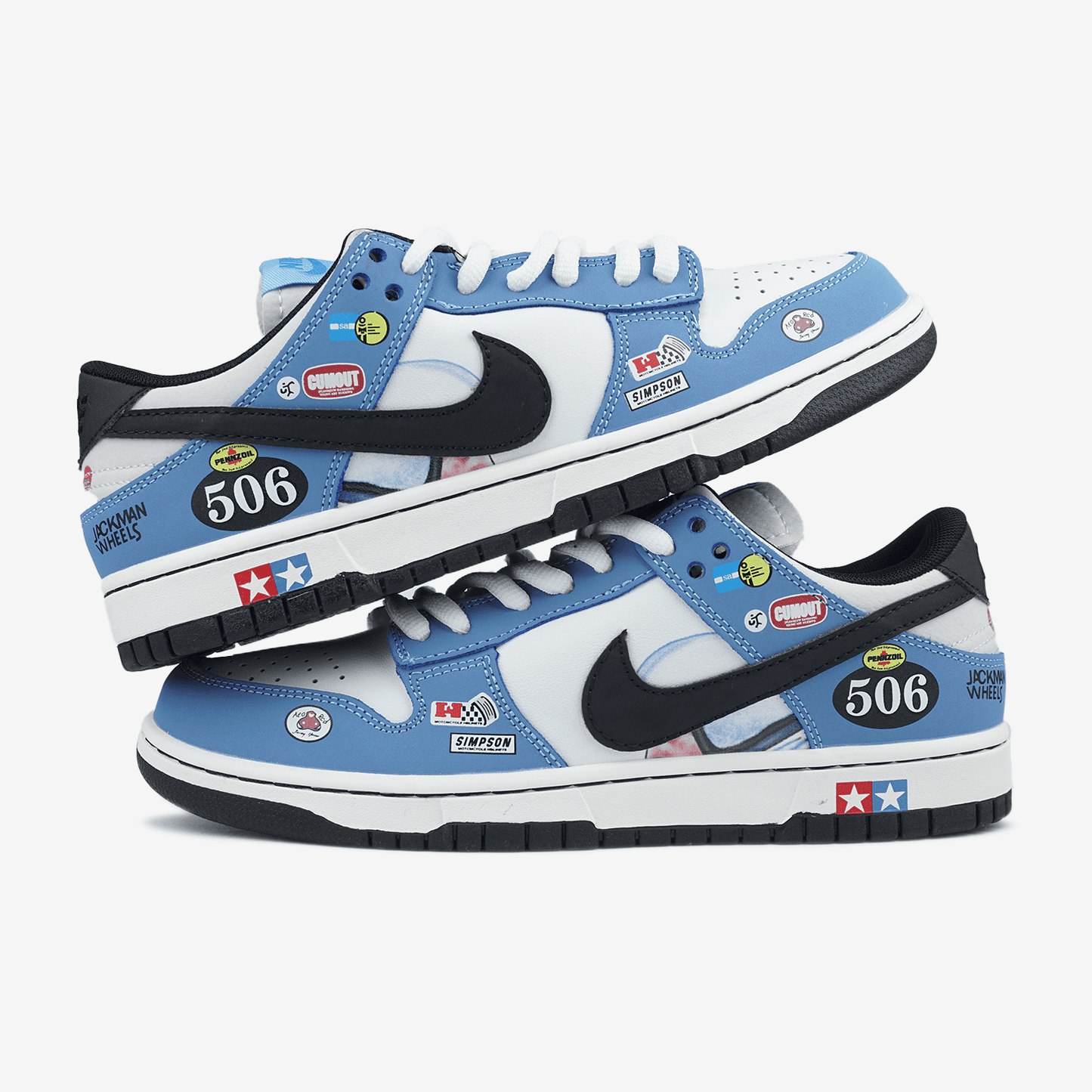 Nike Dunk Low Rally Blue White Хутро