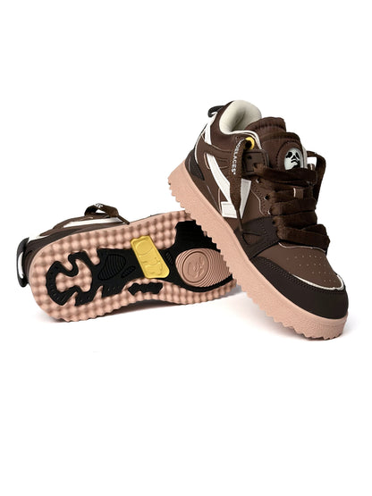Off-White Sponge Mid Top Brown White