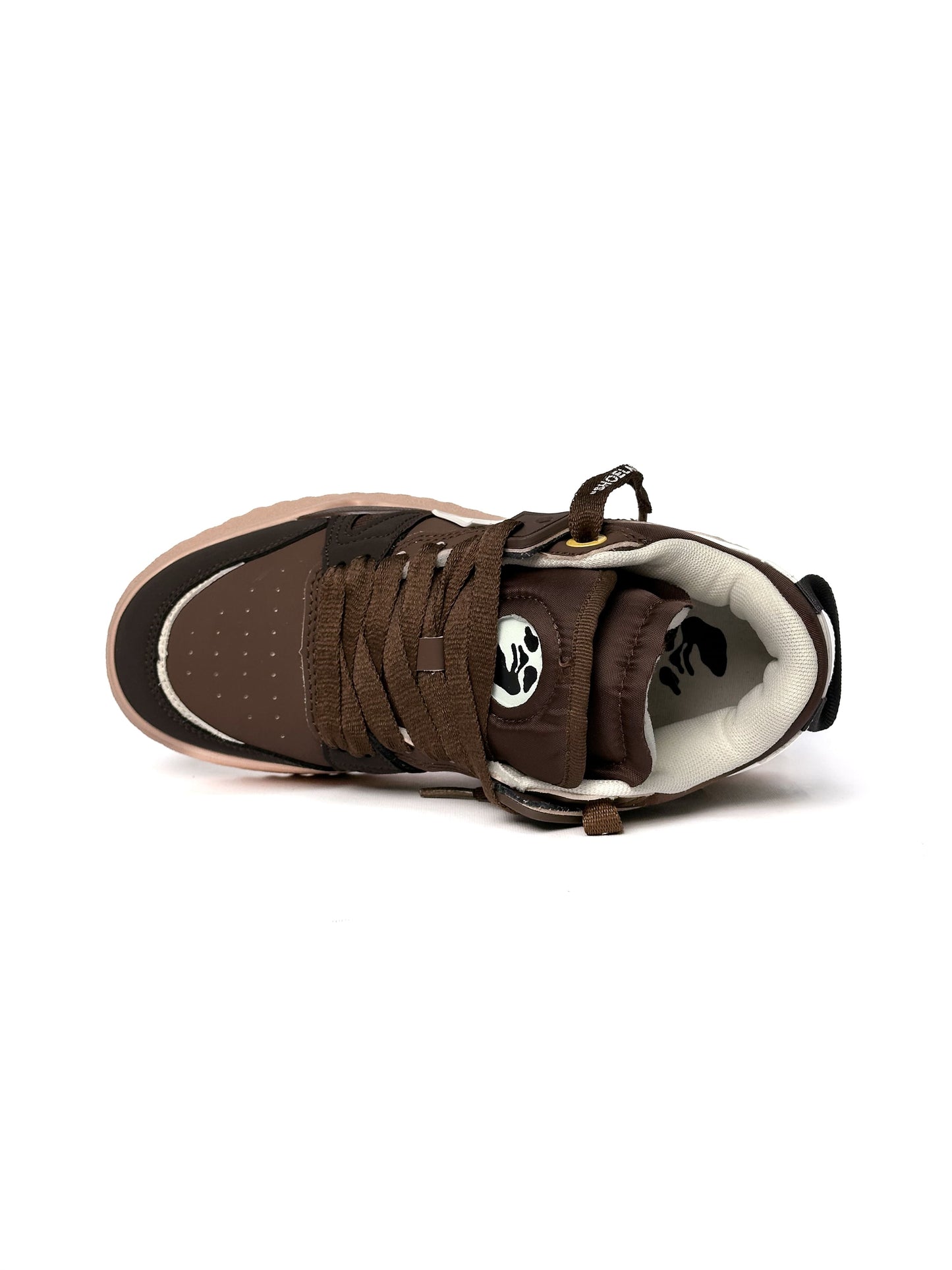 Off-White Sponge Mid Top Brown White