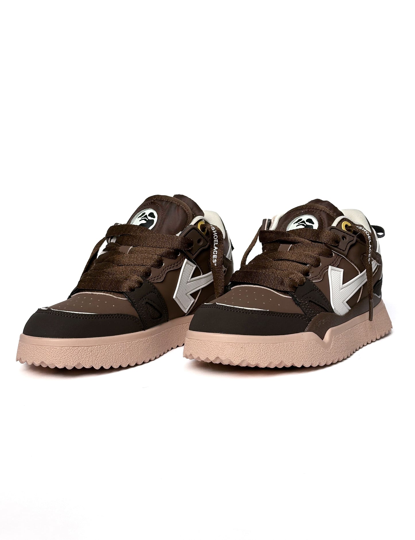 Off-White Sponge Mid Top Brown White