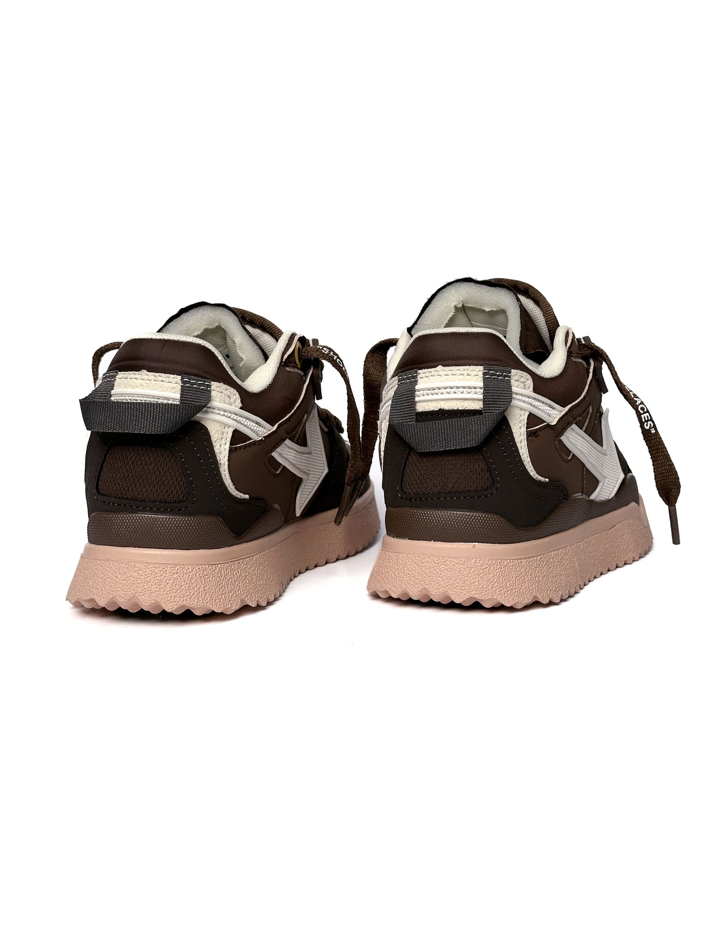 Off-White Sponge Mid Top Brown White
