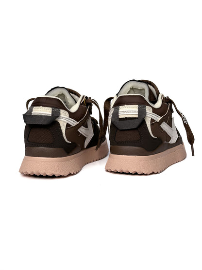 Off-White Sponge Mid Top Brown White