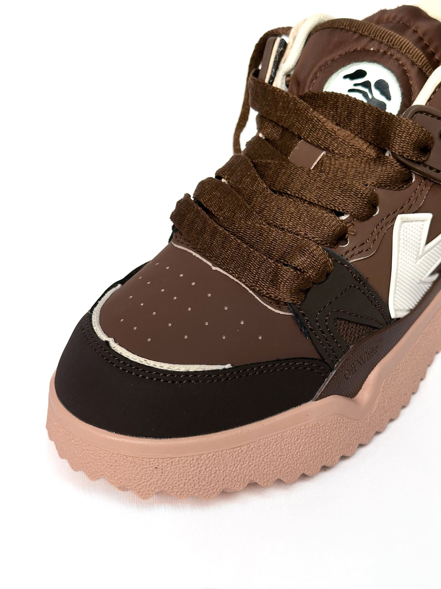 Off-White Sponge Mid Top Brown White