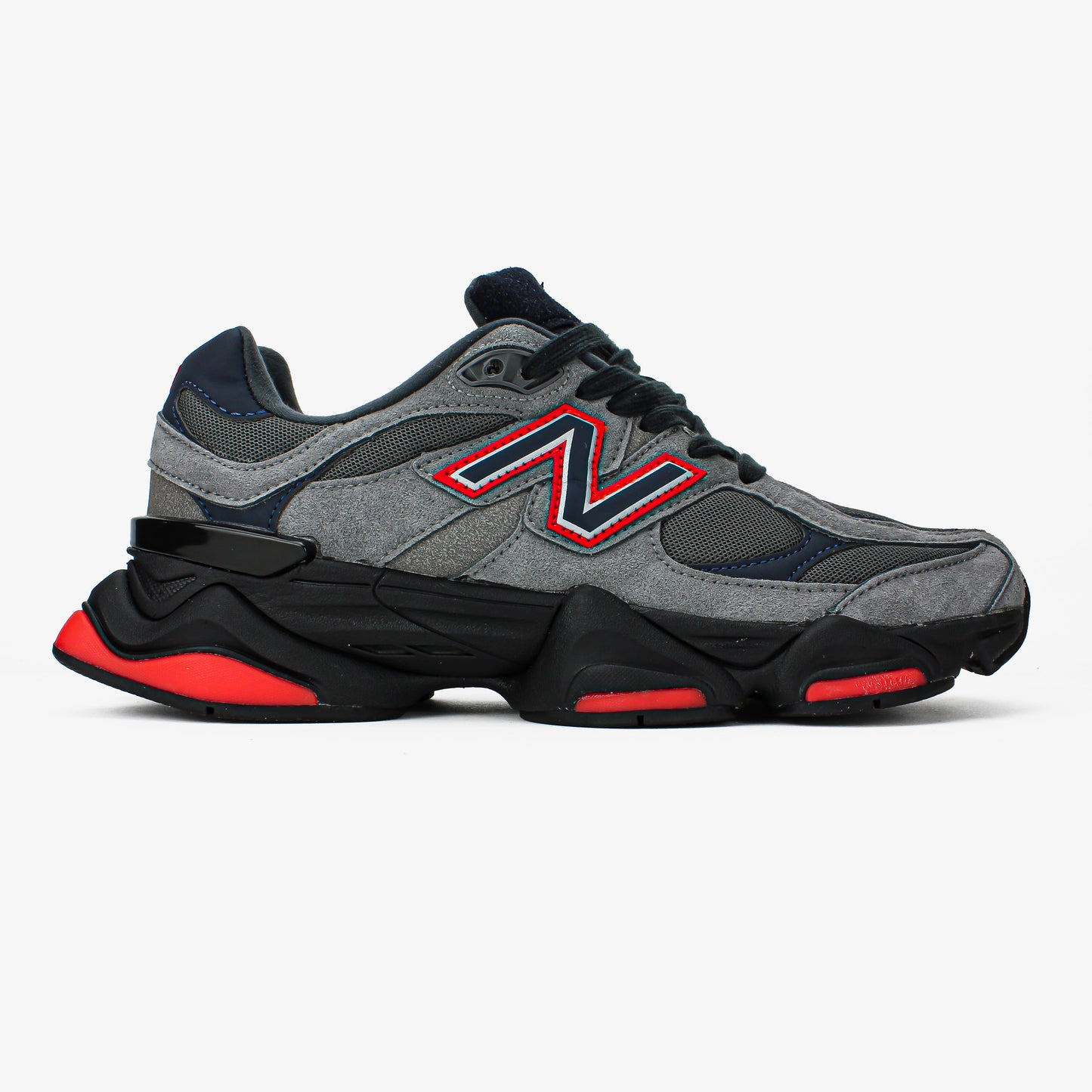 New Balance 9060 Grey Black Red
