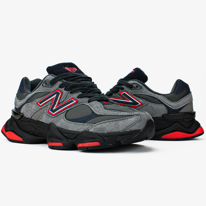 New Balance 9060 Grey Black Red