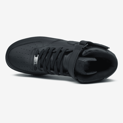 Nike Air Force 1 Classic High Black Fur (хутро)