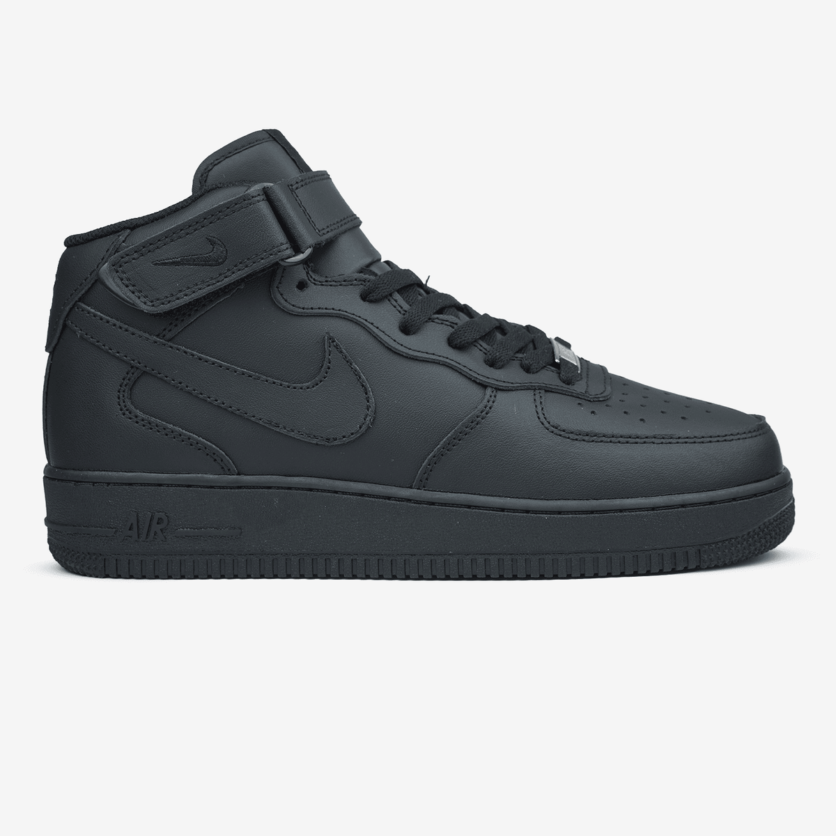 Nike Air Force 1 Classic High Black Fur (хутро)