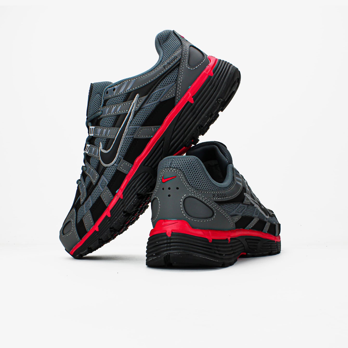 Nike P-6000 Grey Red