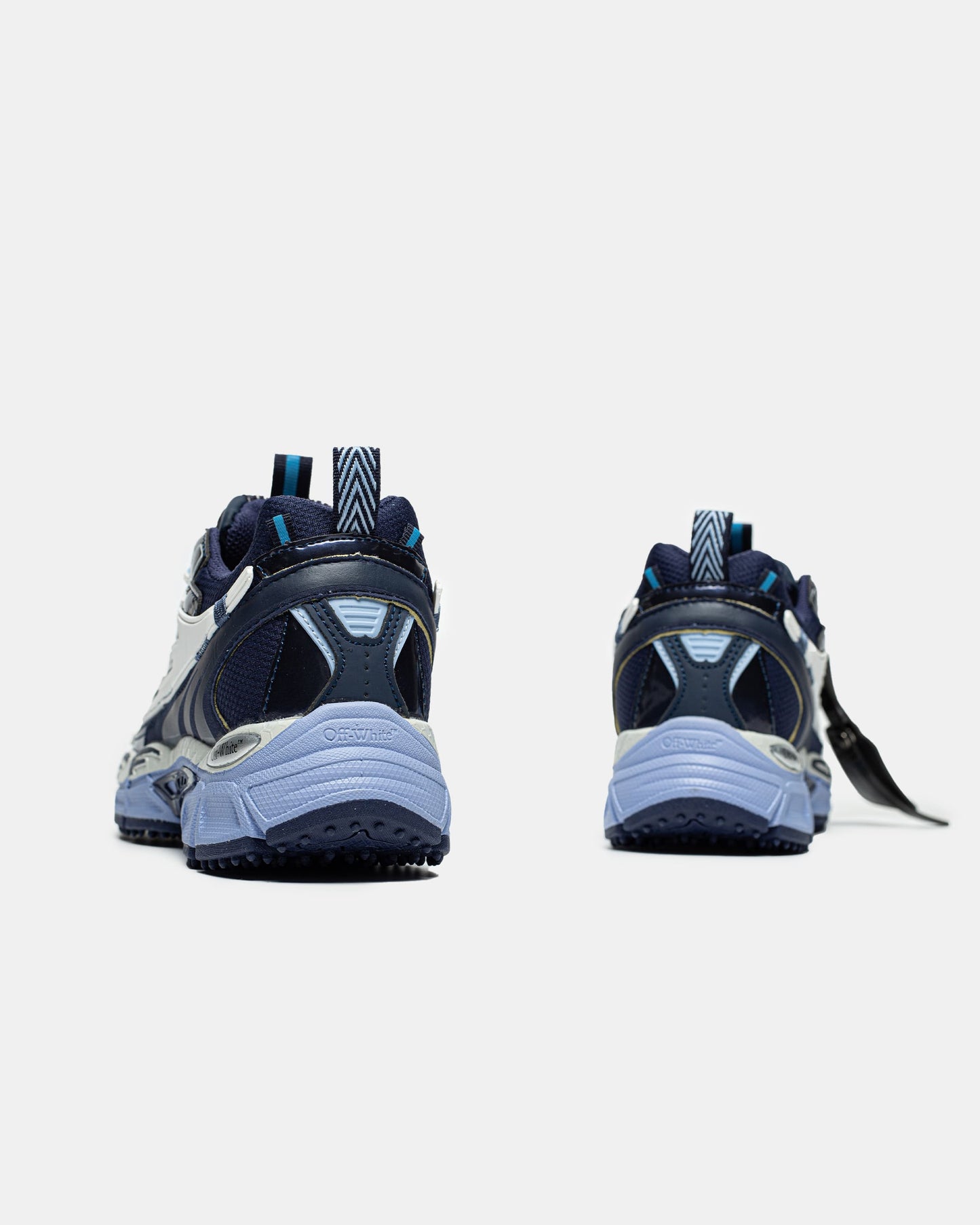 Off-White Be Right White Navy Blue Shark