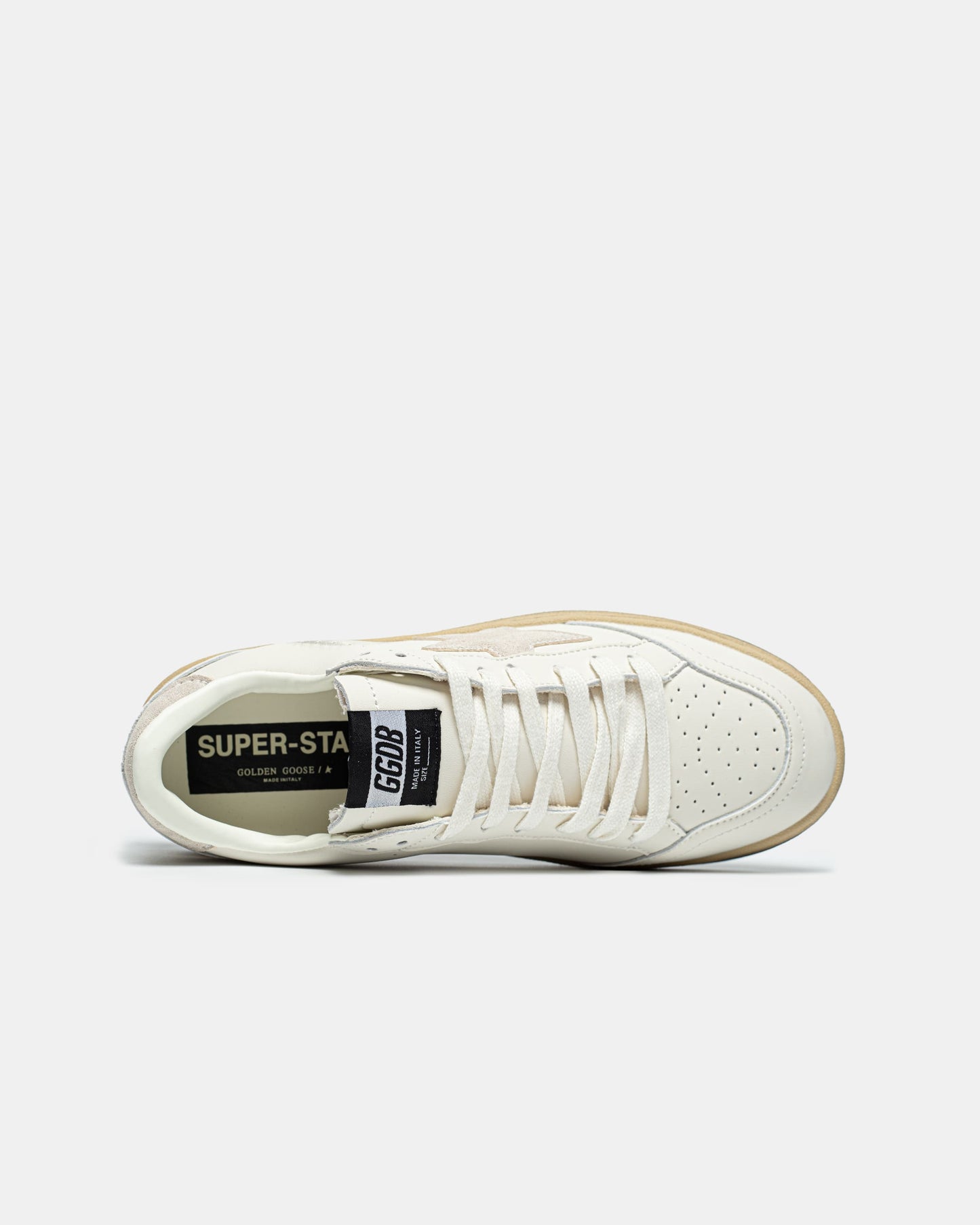Golden Goose Superstar White Beige