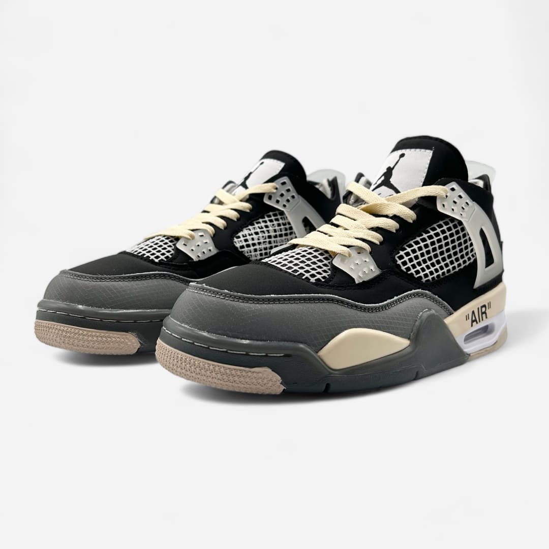 Nike Air Jordan 4 Off White Black