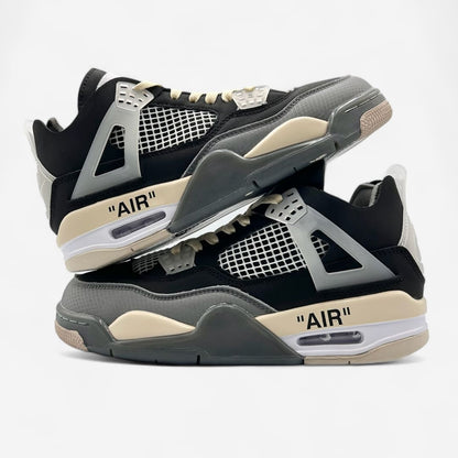 Nike Air Jordan 4 Off White Black