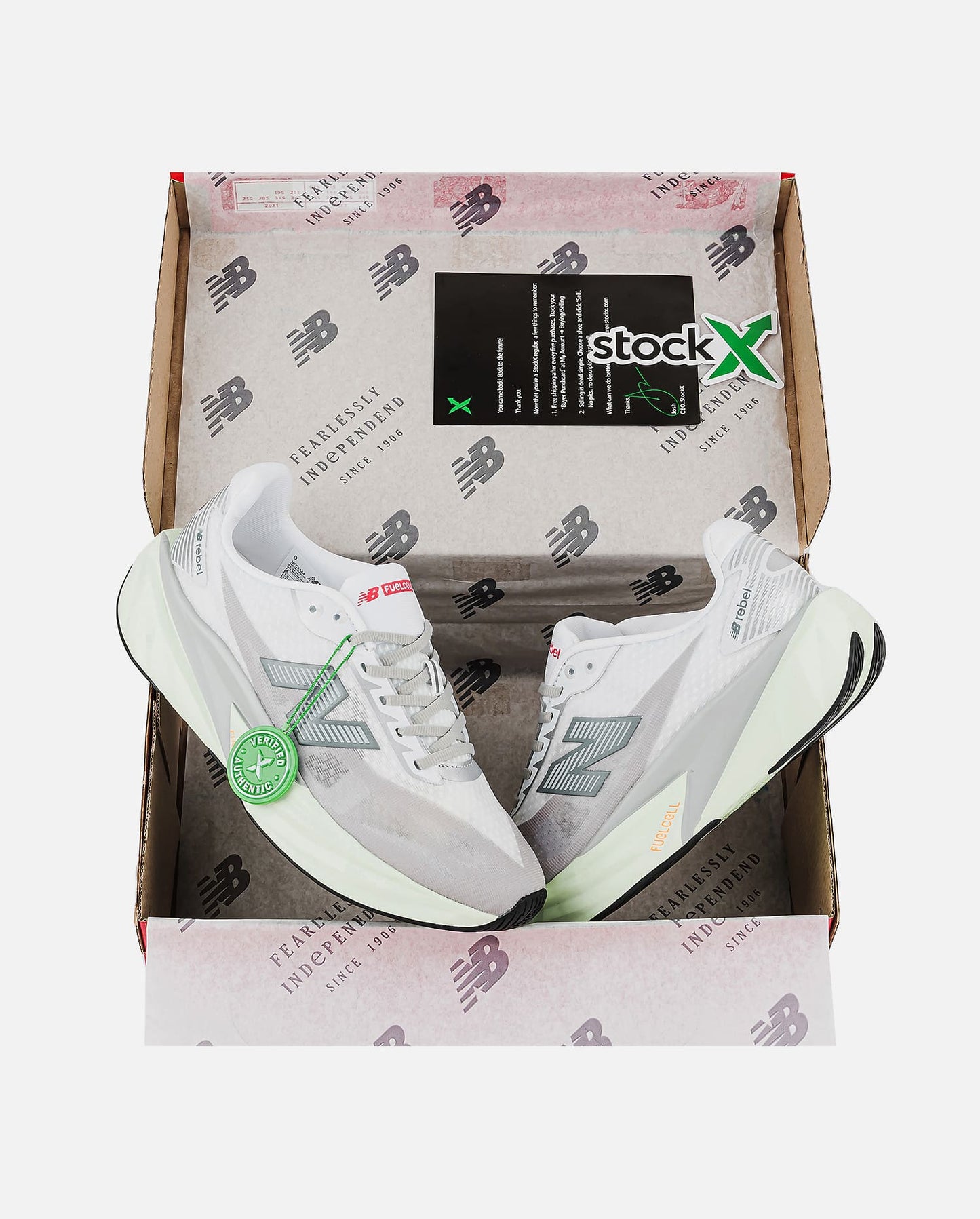 New Balance Rebel V5 White Grey
