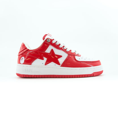 Bape Sta Patent White Red