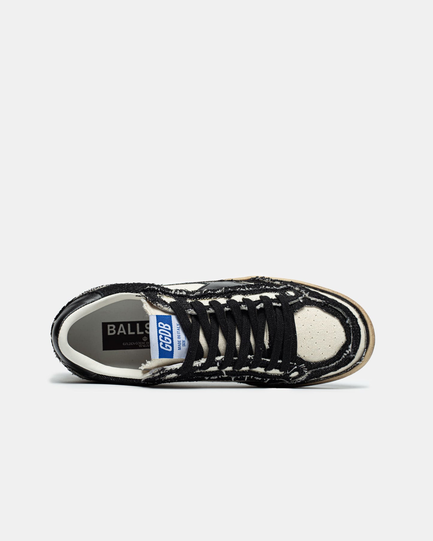 Golden Goose Superstar BallStar Beige Black