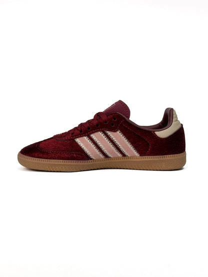 Adidas Samba Burgundy Pony