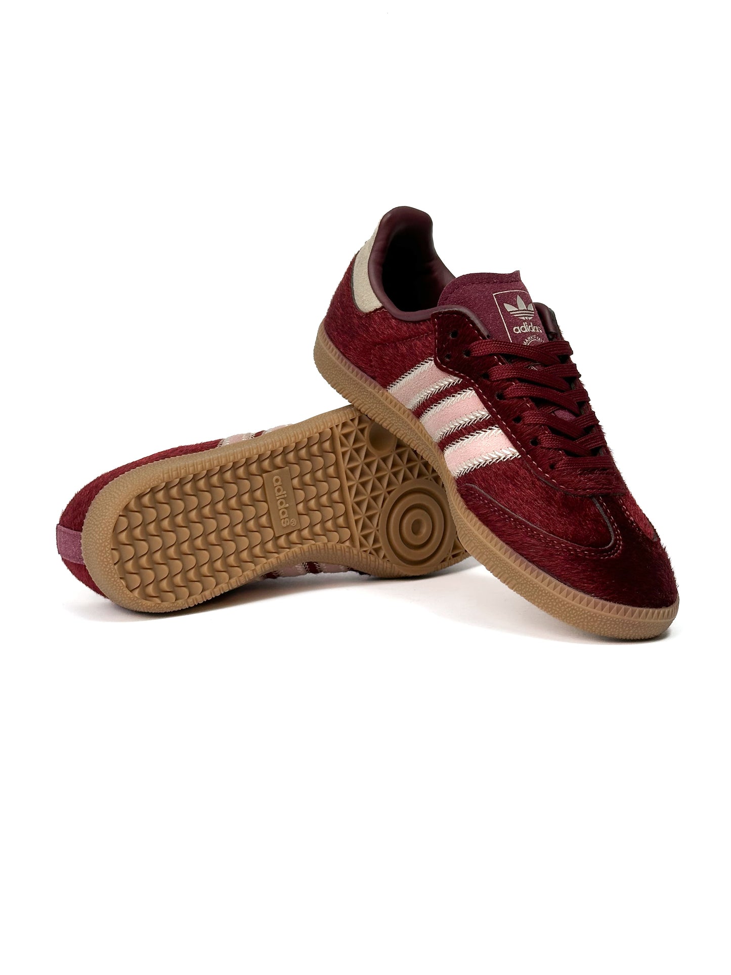 Adidas Samba Burgundy Pony