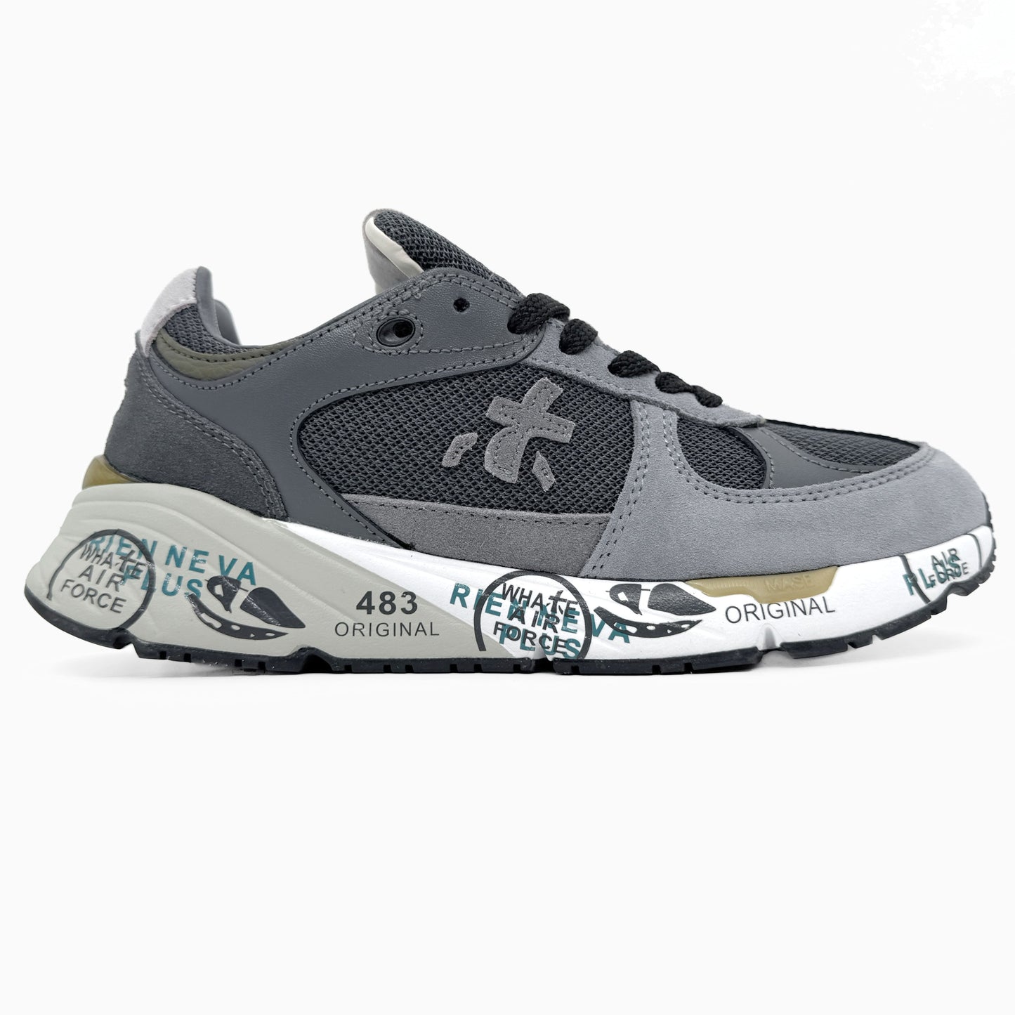 Premiata Uomo Mase Gray Green