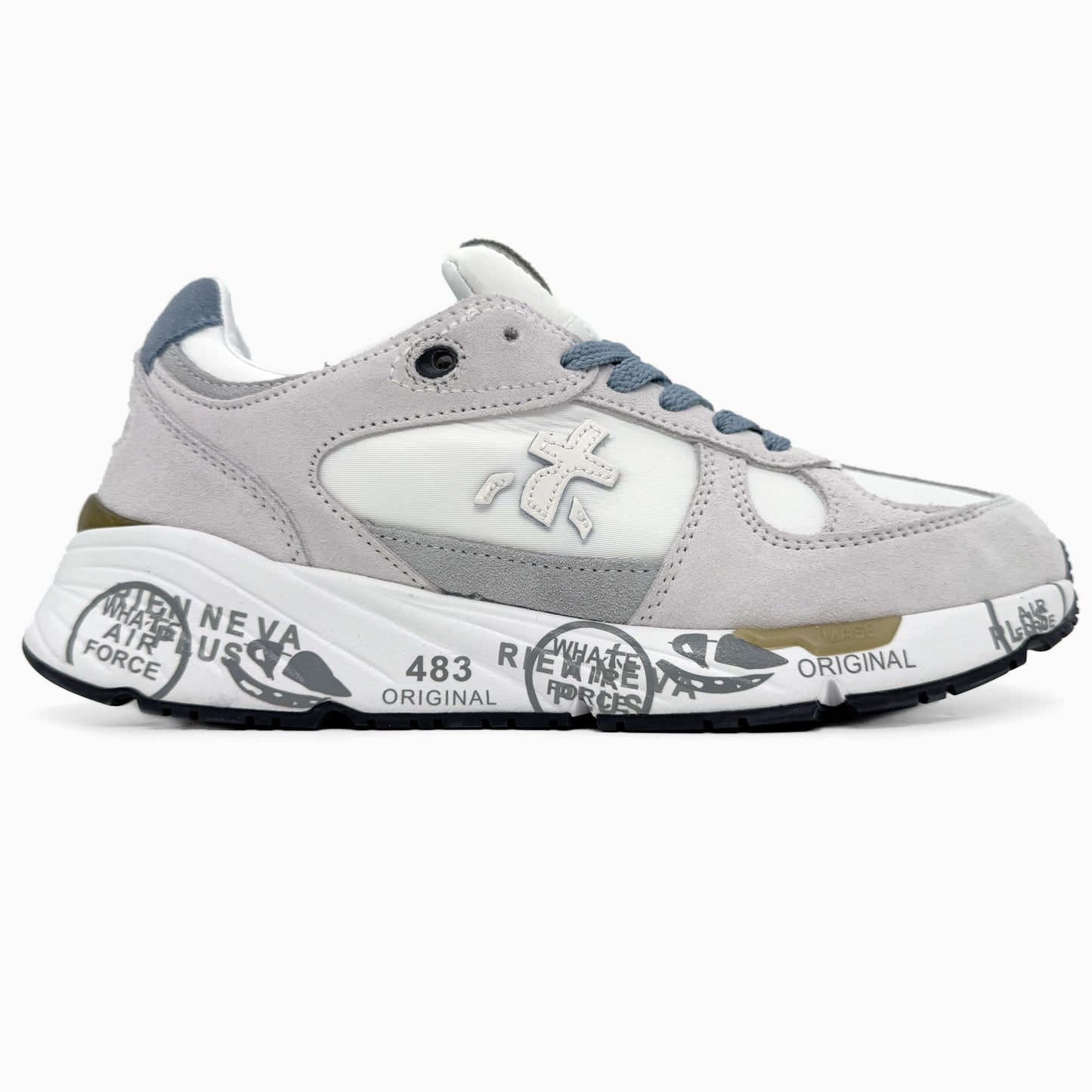 Premiata Uomo Mase Gray White