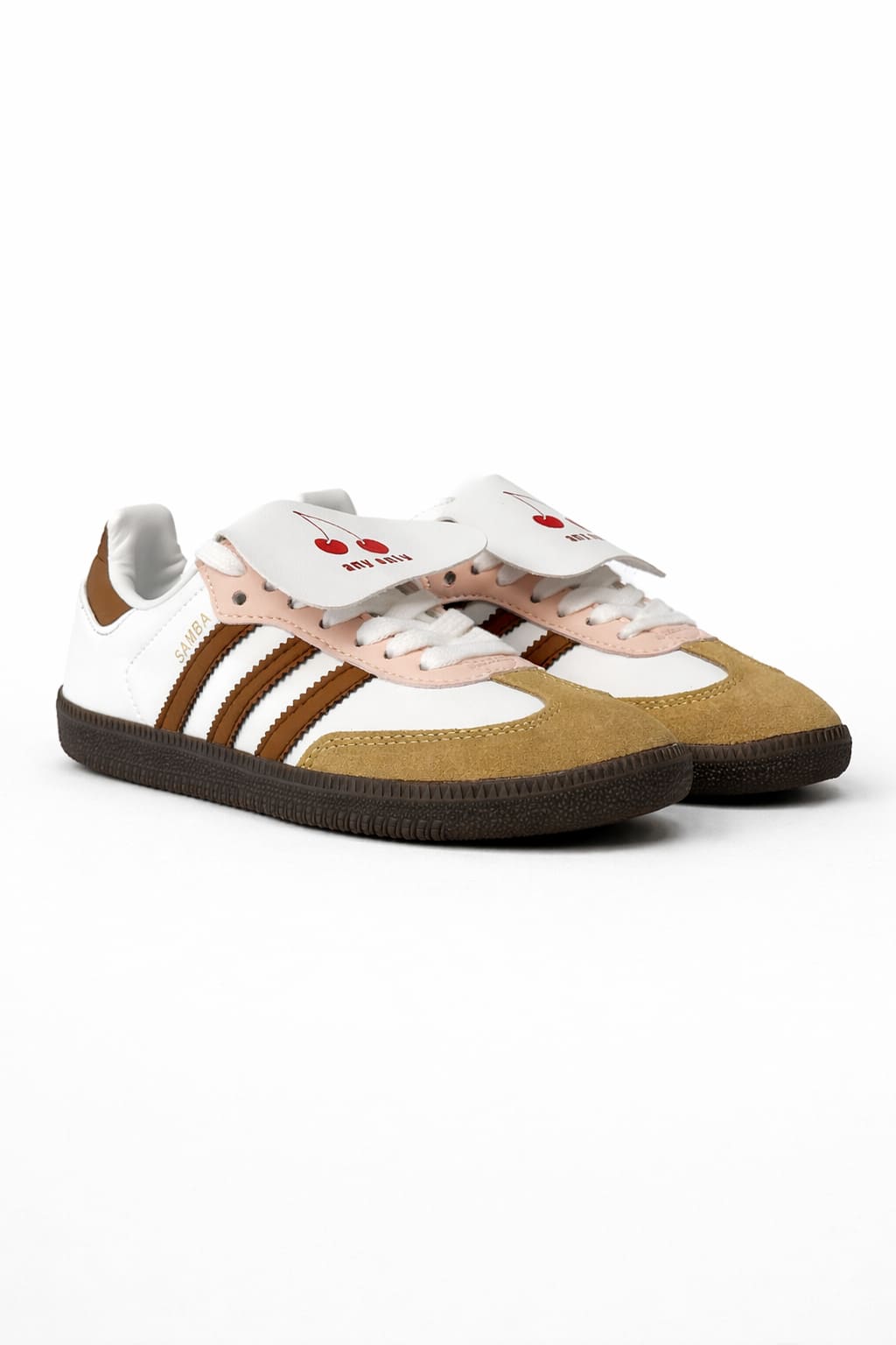 Adidas Samba White Cherry Brown