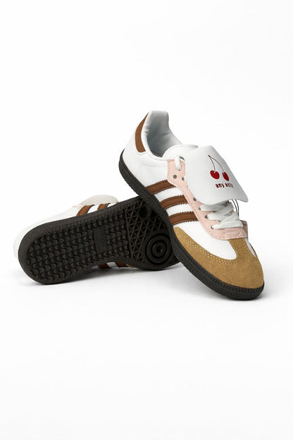 Adidas Samba White Cherry Brown