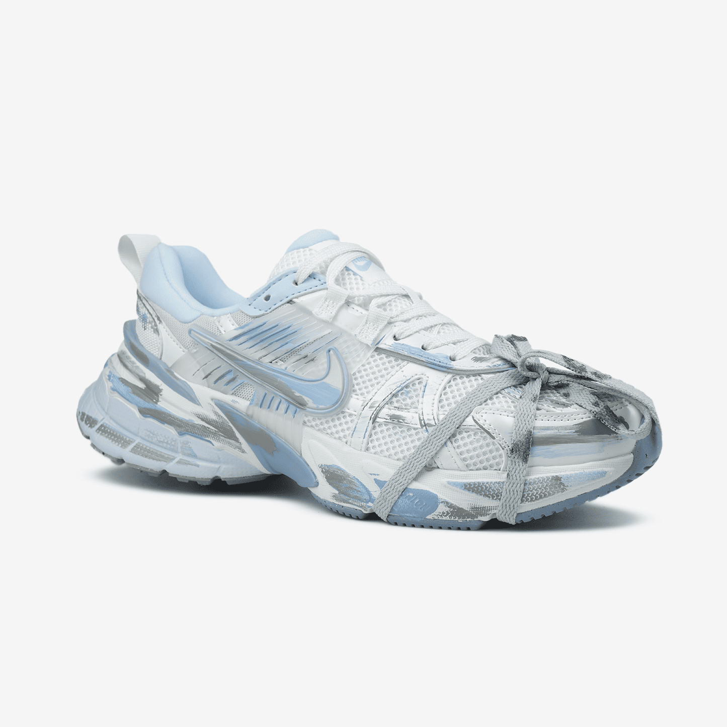 Nike V2K Run Custom White Blue