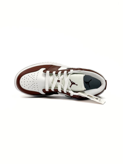 Nike Air Jordan Retro 1 Low Burgundy White