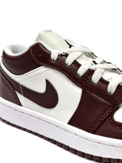 Nike Air Jordan Retro 1 Low Burgundy White