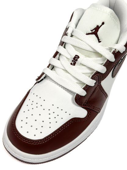 Nike Air Jordan Retro 1 Low Burgundy White