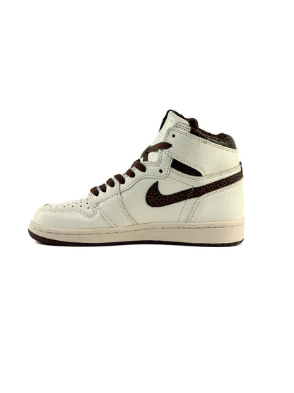 Nike Air Jordan 1 Retro Cracked Skin Beige Brown