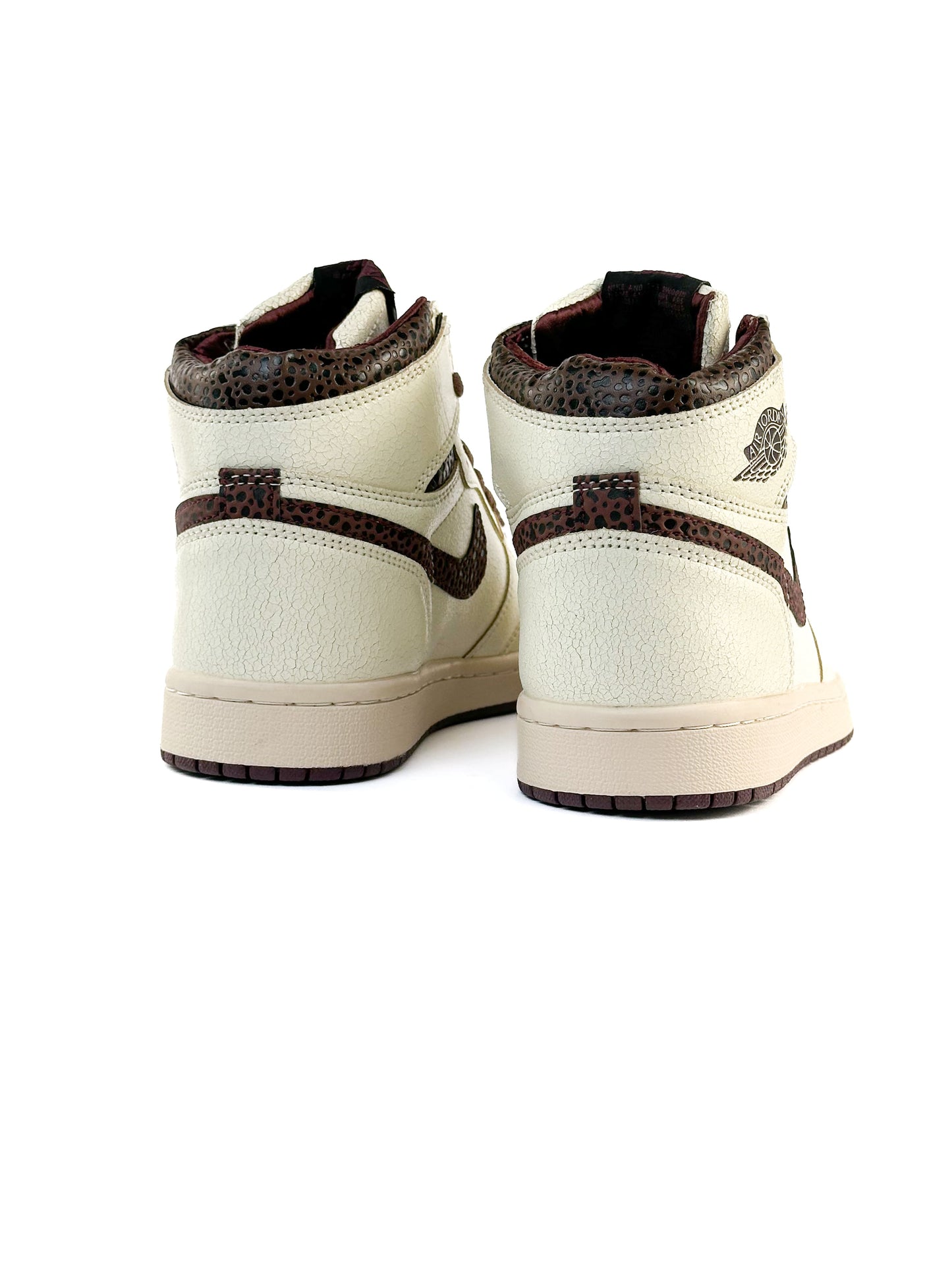 Nike Air Jordan 1 Retro Cracked Skin Beige Brown
