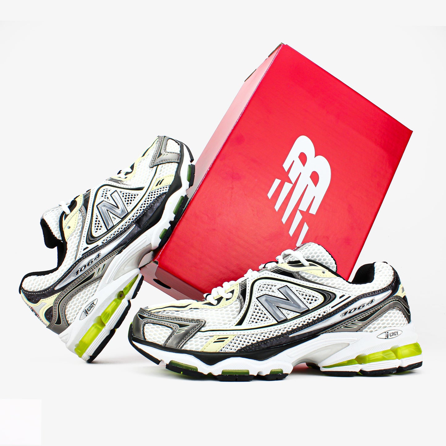 New Balance 1064 Silver Yellow Green