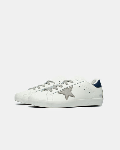 Golden Goose Superstar White Blue