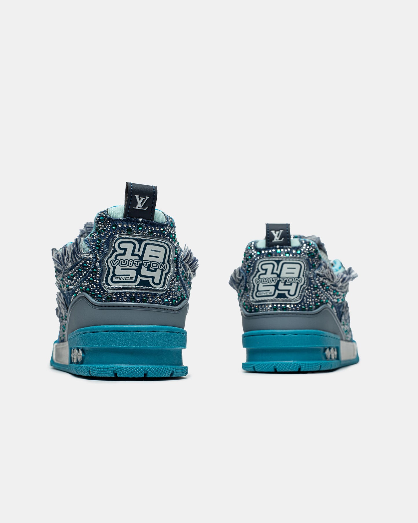 Louis Vuitton 1854 Trainer Blue Swarovski Monogram