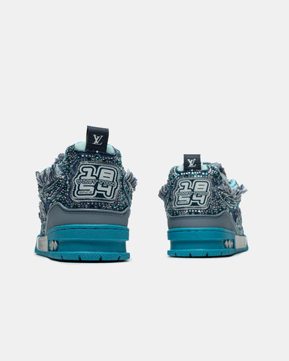 Louis Vuitton 1854 Trainer Blue Swarovski Monogram