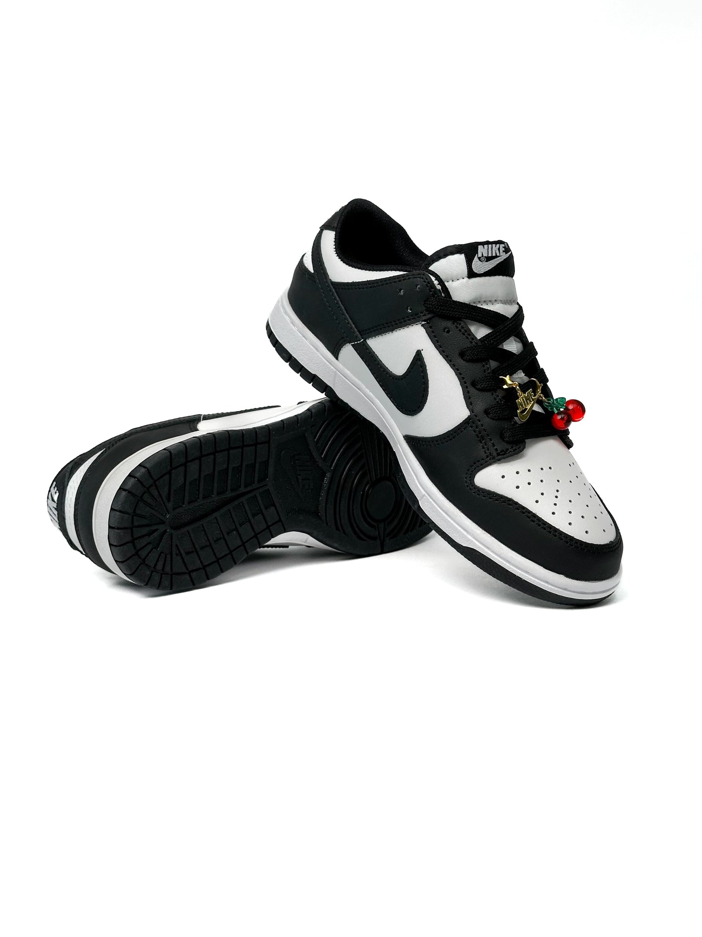 Nike SB Dunk BLack White Cherry Charms