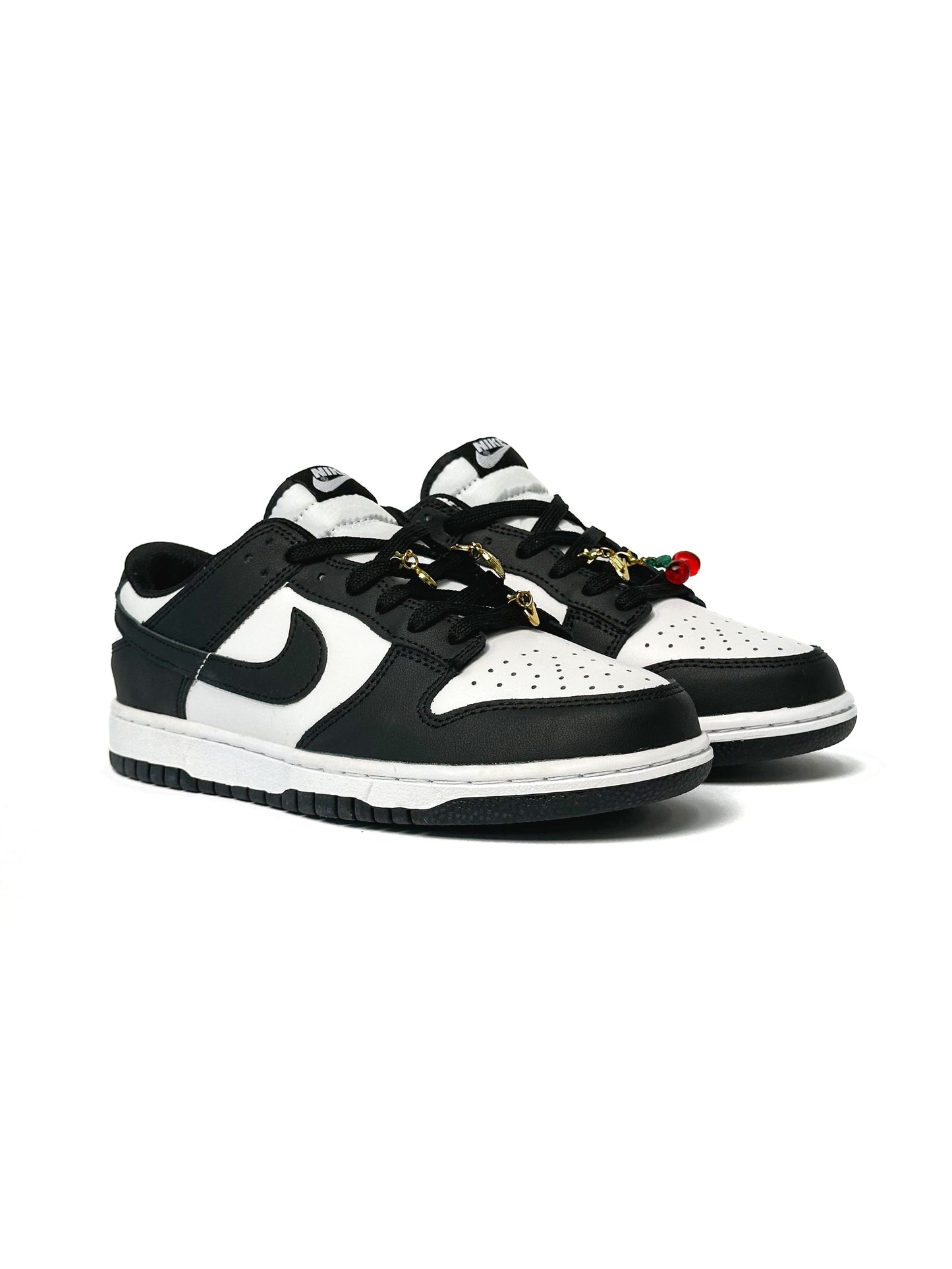 Nike SB Dunk BLack White Cherry Charms