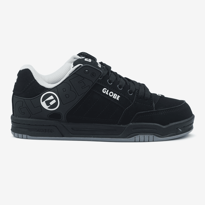 Globe Tilt Black White Logo