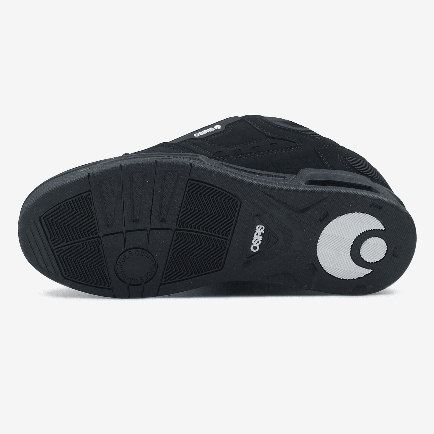 Osiris Peril Black White Laces