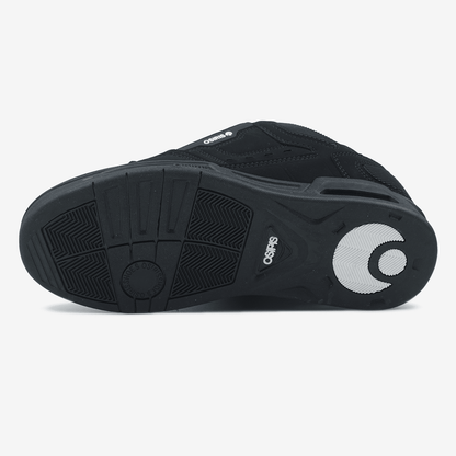Osiris Peril Black White Laces