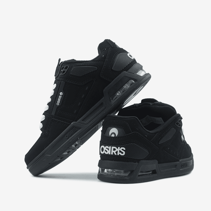 Osiris Peril Black White Laces