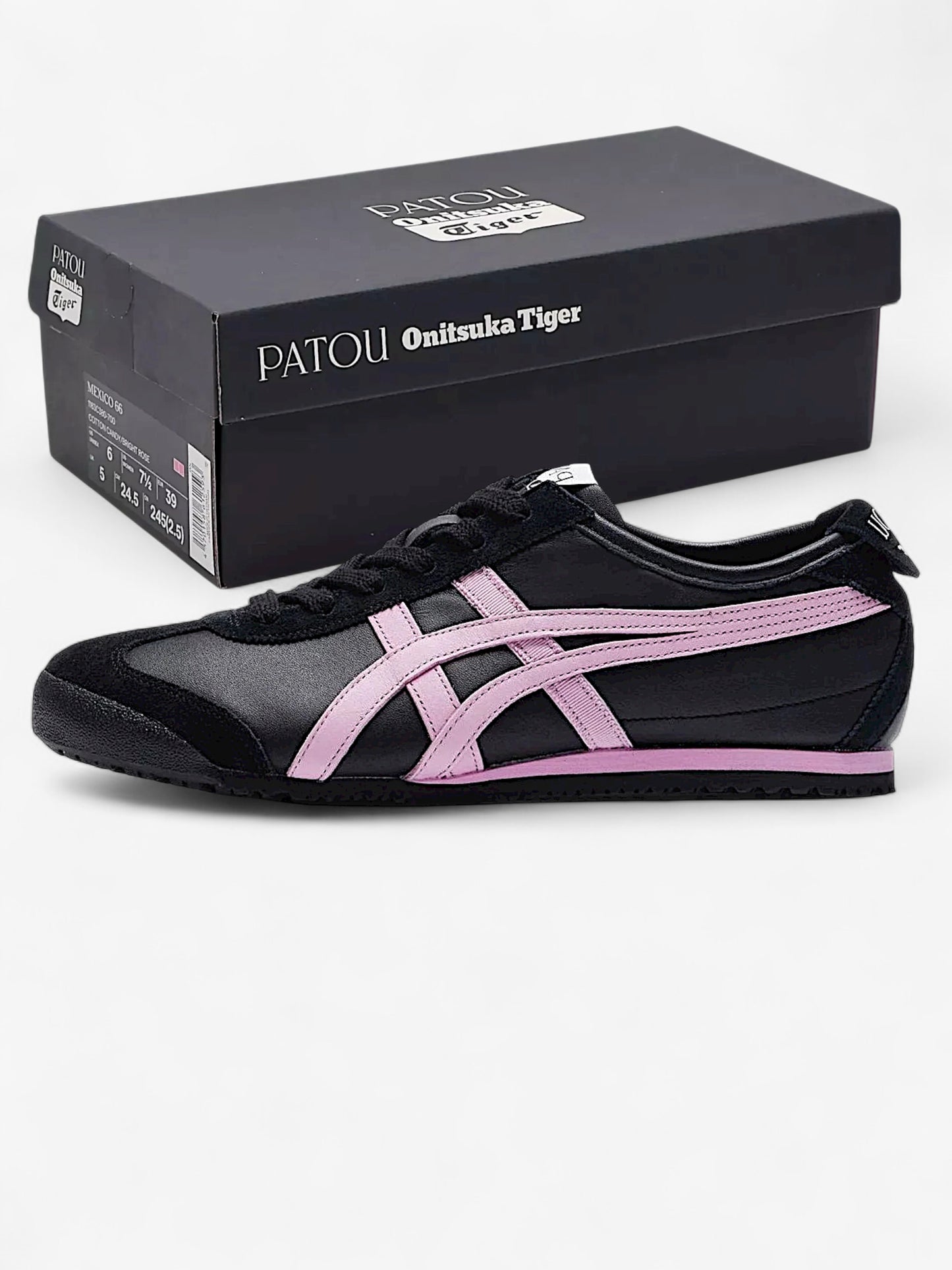 Asics Onitsuka Tiger x PATOU Mexico 66 Black Cotton Candy