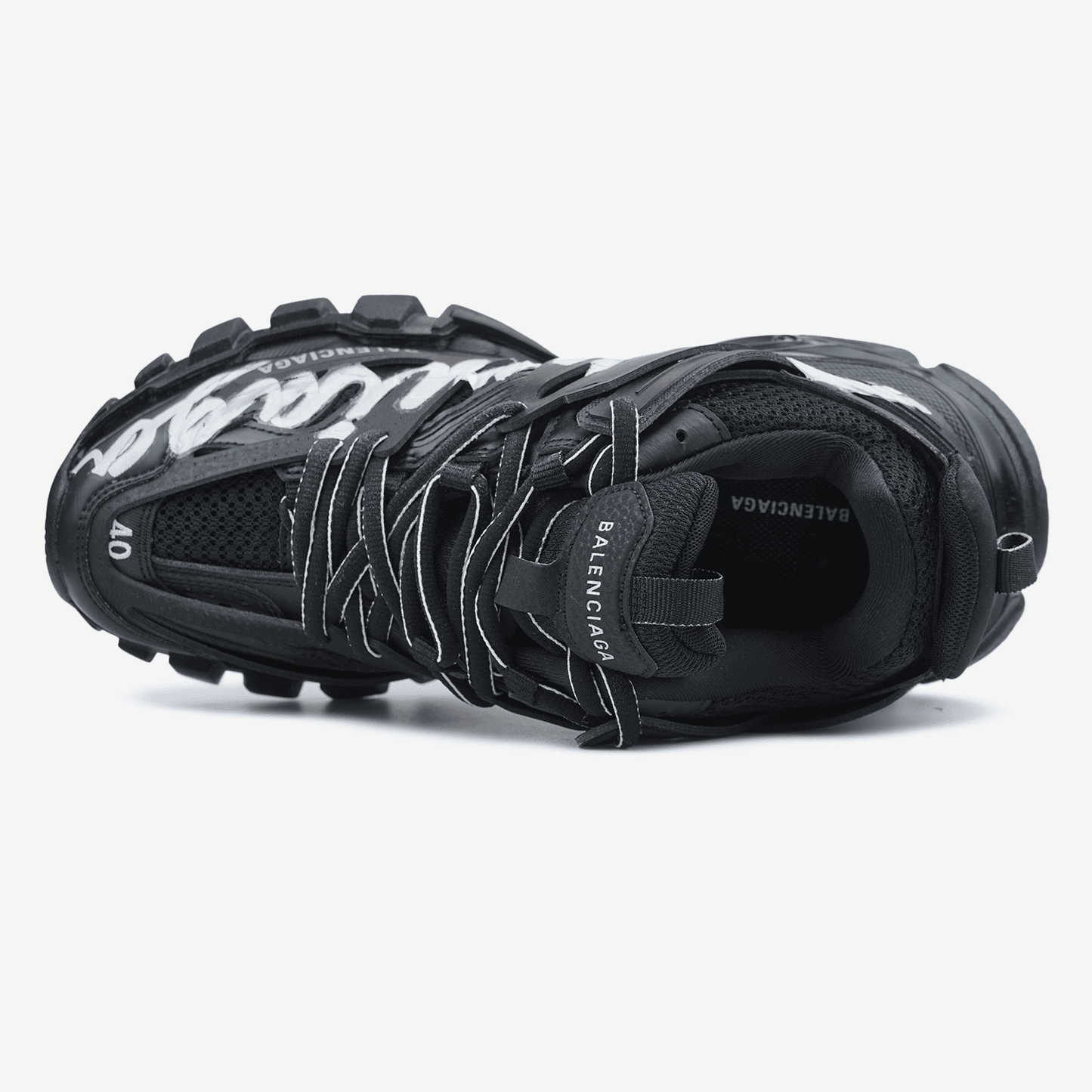 Balenciaga Track Sneaker Signature Black White