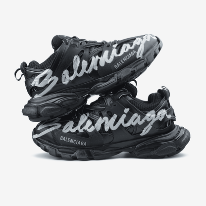 Balenciaga Track Sneaker Signature Black White