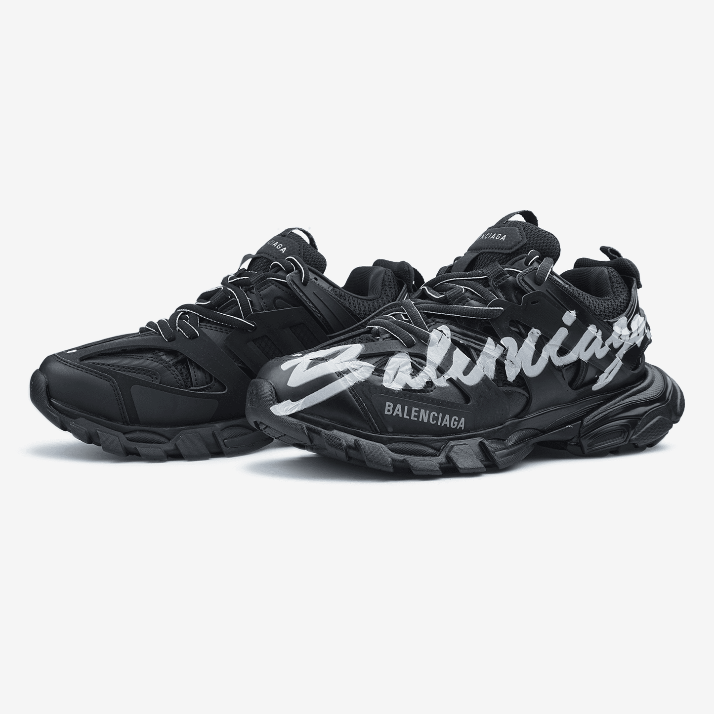 Balenciaga Track Sneaker Signature Black White