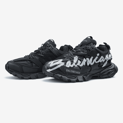 Balenciaga Track Sneaker Signature Black White